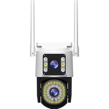 İlk El Grup Ieg™ 4mp Yoosee Çift Lens Ip Kamera - Wıfı Açık Otomatik Izleme, Su Geçirmez Kablosuz Güve