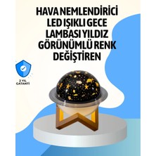 İlk El Grup Ieg™ Projektör Işıklı ve Aromaterapi Destekli Taşınabilir Nemlendirici Cihaz USB Bağlantıl