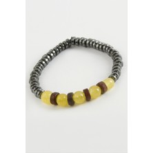 İlk El Grup Ieg™ Akik Hematit Doğaltaş Bileklik