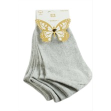 İlk El Grup Ieg™ 3 Çift Gri Renkli Snekars Çorap