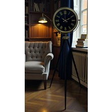 İlk El Grup Vintage Roma Rakamlı Modern Tripod Ayaklı Saat