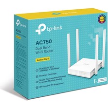 İlk El Grup Ieg™ Tplınk Archer C24 AC750 Kablosuz Dual Band Router