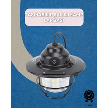 Starseven Dış Mekan Için Şık LED Fener – 4400MAH Pil, Ipx4 Su Geçirmez, Asılabilir