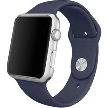 İlk El Grup Ieg™ Ally Apple Watch 7-8 45MM 6-5-4 44MM Silikon Kordon Kayış 3-2-1 42MM-(5775)
