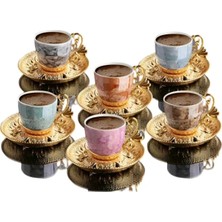 İlk El Grup Ieg™ Lal Desenli Mix Kahve Seti ROYALEKS-BSM109