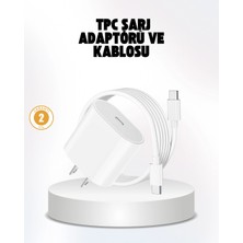 Iphone ve Ipad Uyumlu 20W Güvenli Usb-C Hızlı Şarj Adaptörü ( Lisinya )