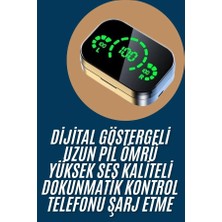 2025 Model Bluetooth Kulaklık Telefon Şarj Edebilen Çağrı Cevaplama Dijital Göstergeli ( Lisinya )