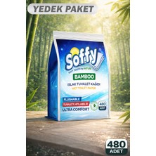 Yedek Islak Tuvalet Paketi Tuvalete Atılabilen Flushable 480'ADETLI