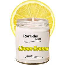 İlk El Grup Ieg™ Doğal Özel Seri Kokulu Dekoratif Kavanoz Mum 210 cc - Limon Esansı - Ryl