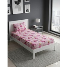 Voddi Tek Kişilik Lastikli Çarşaf Seti | 100X200 Cm|+1 Yastık Kılıfı 50X70 cm