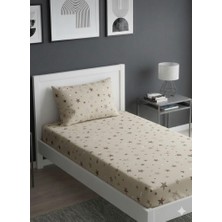 Voddi Tek Kişilik Lastikli Çarşaf Seti | 100X200 Cm|+1 Yastık Kılıfı 50X70 cm