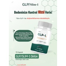 Glp-1 (Good Laboratory Practice) Tarçın,yeşil Çay ve Yaban Mersini Ekstratı Içeren Detox Için Yardımcı Takviye Edici Gıda Kapsülü 15 Caps