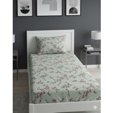 Voddi Tek Kişilik Lastikli Çarşaf Seti | 100X200 Cm|+1 Yastık Kılıfı 50X70 cm