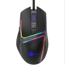 İlk El Grup Ieg™ Lenovo Lecoo MS106 Usb+Kablolu 3200DPI+7 Tuşlu Rgb Aydınlatmalı Gaming Mouse