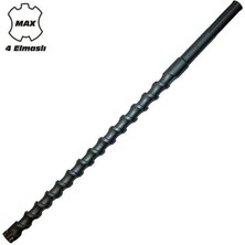 İlk El Grup Ieg™ Todrill 50441 Sds Max 4 Elmaslı Matkap Uç 25X520 mm