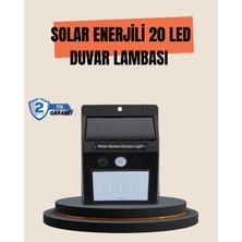 Starseven 4 Modlu Solar LED Bahçe ve Garaj Lambası