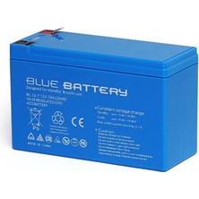 İlk El Grup Ieg™ Bluebattery 12V 7AH Kuru Tip Bakımsız Akü
