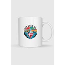 Bahriyeli Collection  Özgür Grönland Baskılı Kupa Bardak