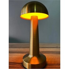 Bektas Homeoffice Retro LED Şarjlı Mantar Masa Lambası | Bar, Yatak Odası, Kamp & Dekor Gece Lambası