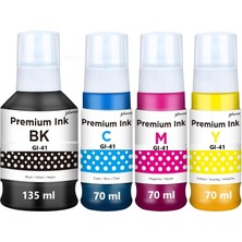 Canon Gı-41 (GI41) Muadil Mürekkep Seti Canon Pixma G3430, Canon Pixma G4470 Yazıcı Uyumlu