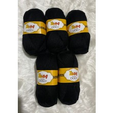 Tunç Dolly Patik Siyah 5 Adet