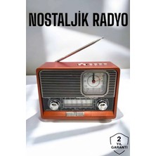 Nostaljik Görünümlü USB Girişli Bluetooth Bağlantılı Radyo ( Lisinya )