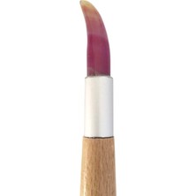 Sanathobi Akik Mühre Karga Burun-Zer Mühre Pembe Renk-Gürgen Ağacı Ergonomik Sap-Tezhip-Minyatür Sanatı-47