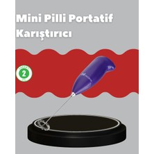 Frappe ve Cappuccino Maker – Taşınabilir Pilli Köpürtücü Mikser ( Lisinya )