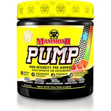 Mammoth Pump Preworkout Heightened Focus, Quick Recovery