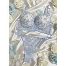 Tılsım Simli Sütyen Takımı