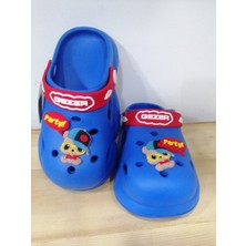 Gezer Yeni Sezon Rahat Taban Eva Köpek Desenli Çocuk Cross Terlik