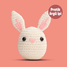 Tavşan Temalı The Gookie Amigurumi Örgü Oyuncak Seti 15 cm Peluş Malzeme ile Eğlenceli Başlangıç