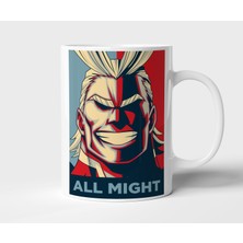 All Might My Hero Academi Anime Tasarım Kupa - Hediyelik Kupa - Baskılı Kupa