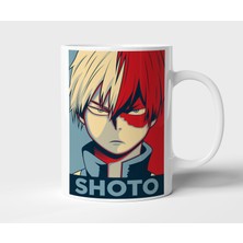 Shoto Todoroki My Hero Academi Anime Tasarım Kupa - Hediyelik Kupa - Baskılı Kupa