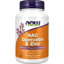 Now Foods Nac Quercetin And Zinc Immune And Respiratory Support 90 Veg Caps