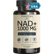 Vinatura Vınatura Nad Nicotinamide Adenine Dinucleotide 1000MG - Pure Nad For Anti-Aging 60 Caps