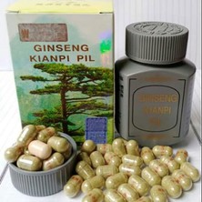 Wisdom Ginseng Kianpi Pil Doğal Karbonhidrat Yardımcısı, Bitkisel Gainer 60 Kapsül - Gri Seri