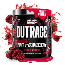 Nutrex Outrage Ultra Hıgh Stım Preworkout Caffeine L-Citrulline Beta-Alanine Creatine Energy Focus