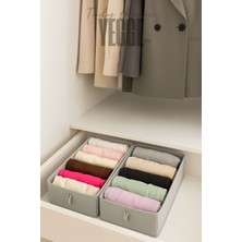 Yegge 2 Adet Çekmece ve Dolap Içi Düzenleyici, Raf Düzenleyici, 40X18X10 Çorap ve Çamaşır Organizer