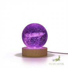 3D LED Güneş Sistemi Küre – Otomatik Renk Değiştiren Işıklı, Dekoratif ve Hediyelik Ürün