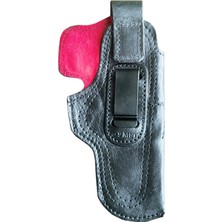 Aresoutdoors Sarsılmaz Sar9 Mete Için Uyumlu Içi Kırmızı Çorap Tipi Deri Taşıma Kılıfı