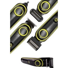 İlk El Grup Ieg™ Saç Sakal Şekillendirici Tıraş Makinesi 5 Başlıklı Paslanmaz Çelik Bıçaklı Unısex