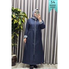 Elmas Tesettür Kadın Giyim Büyük Beden Su Geçirmez Tam Boy Mevsimlik Spor Tesettür Pardesü