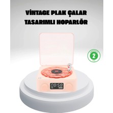 İlk El Grup Ieg™ Gece Lambası Stereo Bluetooth Hoparlör Dijital Saat Su Dalgası Efektli 3-Ü-1 Cihaz