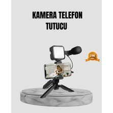 İlk El Grup Ieg™ Telefon Video Çekim Kiti LED Aydınlatma Mikrofon Tripodlu Tam Set