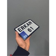 Gold Pleksi Dekor Plaka, Bisiklet Plaka, Isimli Plaka, Cam Önü Plakası, Aksesuar Plaka