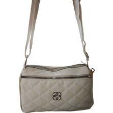 Mefehe Vizon Üç Gözlü Fermuarlı Kolon Askılı Çapraz Çanta