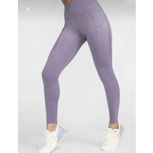Nike Dri-Fit Universa Medium-Support High-Waisted 7/8 Training Mor Kadın Tayt