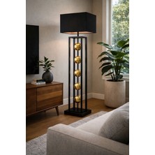 Venüs Nova Venüs Gacrux Black&Gold Kare Lambader