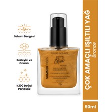 Bade Natural Nemlendirici Işıltılı Bronze Çok Amaçlı Vücut Yağı 50 ml